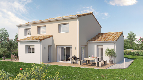 Maison neuve à Dissay avec 5 chambres sur terrain de 530m2 - image 1