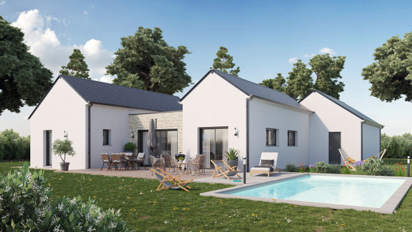 Maison neuve à Amilly avec 3 chambres sur terrain de 2020m2 - image 1