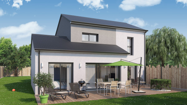 Maison neuve à Blois avec 4 chambres sur terrain de 577m2 - image 1