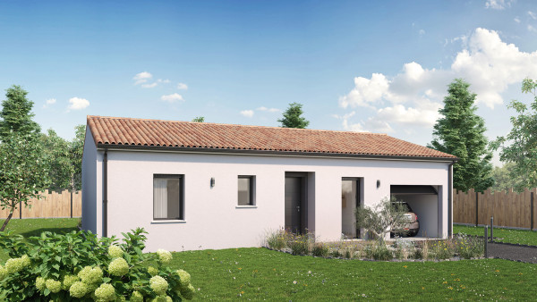 Maison neuve à Beaupréau-en-Mauges avec 3 chambres sur terrain de 509m2 - image 1