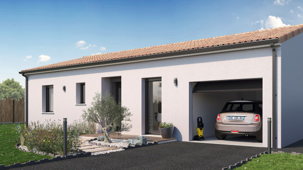 Maison neuve à Cholet avec 3 chambres sur terrain de 1000m2 - image 3