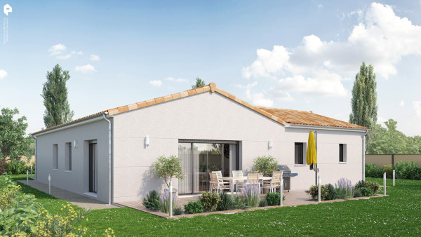 Maison neuve à Bégrolles-en-Mauges avec 4 chambres sur terrain de 880m2 - image 1