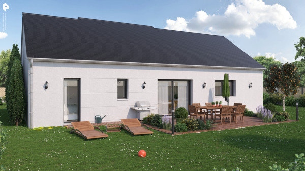 Maison neuve à Saint-Ay avec 3 chambres sur terrain de 515m2 - image 1