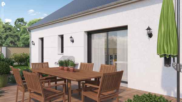 Maison neuve à Poitiers avec 3 chambres sur terrain de 201m2 - image 2