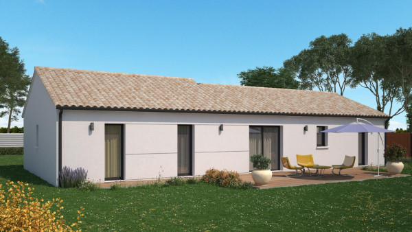 Maison neuve à La Plaine avec 4 chambres sur terrain de 780m2 - image 1