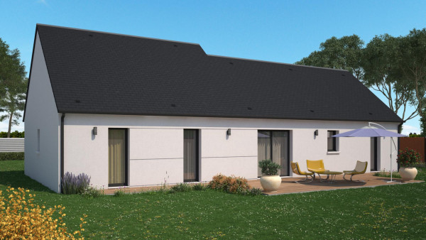 Maison neuve à Courchamps avec 4 chambres sur terrain de 1500m2 - image 1