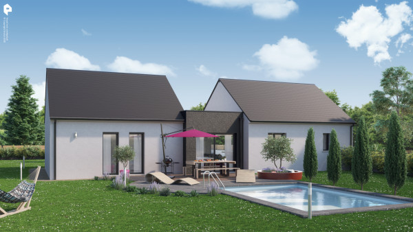 Maison neuve à Chanteau avec 4 chambres sur terrain de 500m2 - image 1