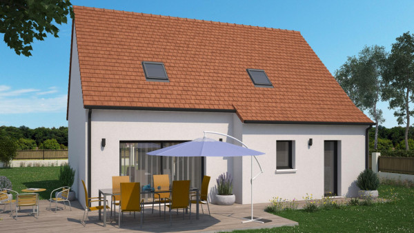 Maison neuve à Sougy avec 3 chambres sur terrain de 576m2 - image 1