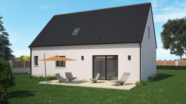 Maison neuve à Vouillé avec 4 chambres sur terrain de 490m2 - image 1