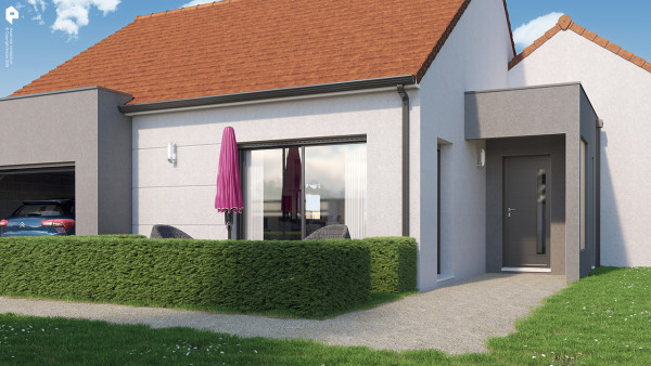 Maison neuve à Chécy avec 3 chambres sur terrain de 505m2 - image 2