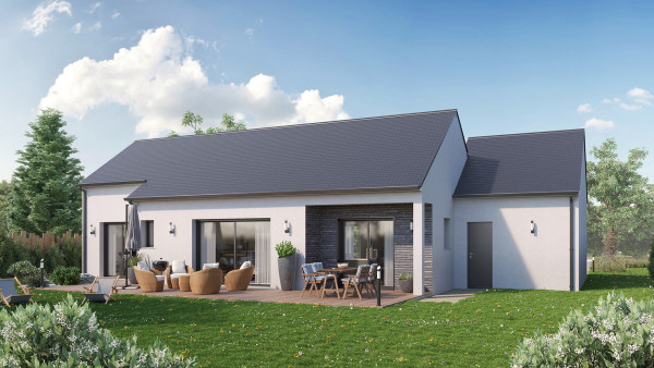 Maison neuve à Chécy avec 3 chambres sur terrain de 505m2 - image 1