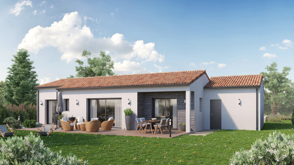 Maison neuve à Cholet avec 3 chambres sur terrain de 510m2 - image 1