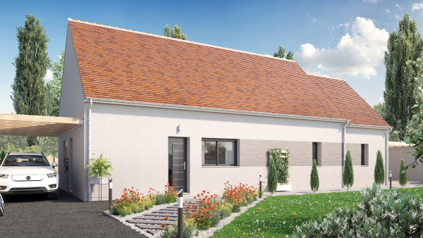 Maison neuve à Chaingy avec 4 chambres sur terrain de 598m2 - image 1