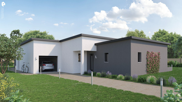 Maison neuve à Druye avec 3 chambres sur terrain de 412m2 - image 2