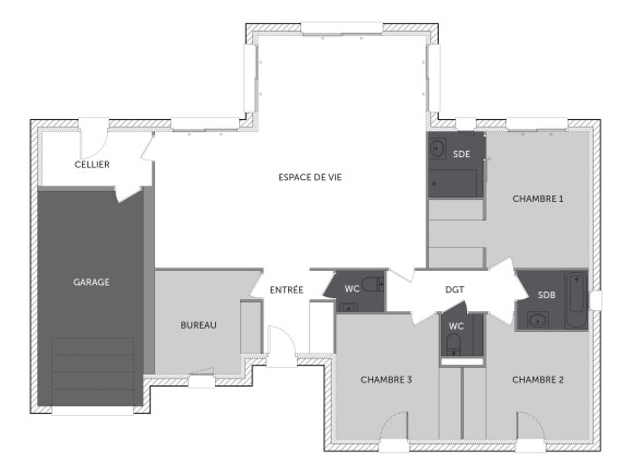 Plan (maison 205)