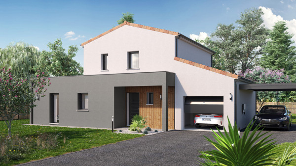 Maison neuve à Cholet avec 4 chambres sur terrain de 725m2 - image 2