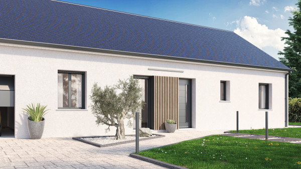 Maison neuve à Rebréchien avec 4 chambres sur terrain de 435m2 - image 3